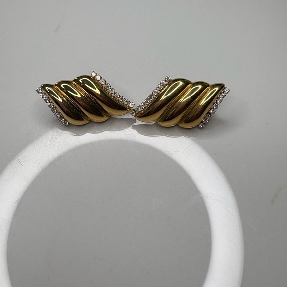 Stainless steel statment earrings - Picture 2 of 7